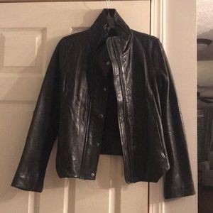 Gap genuine leather jacket